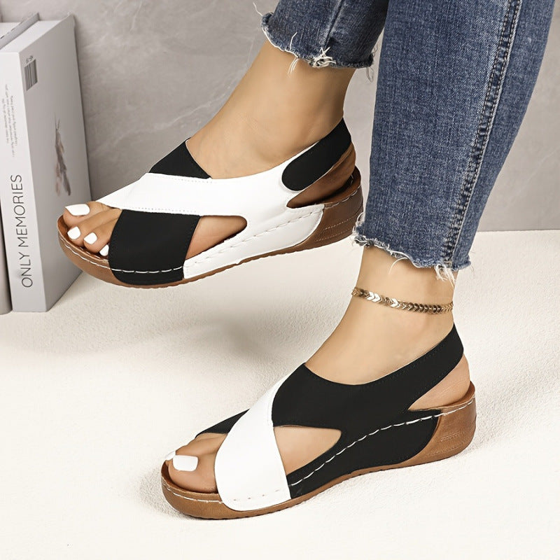 Women's Colorblock Trendy Sandals